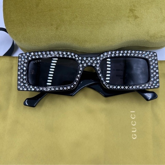 Gucci generation 53MM rectangular sunglasses made in Italy NWT main image 9